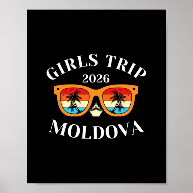 Affiche Voyage Filles 2026 Moldavie Vacances de Printemps  (Devant)