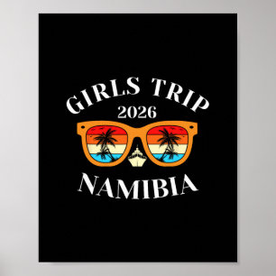 Affiche Voyage Filles 2026 Namibie Vacances de printemps 2