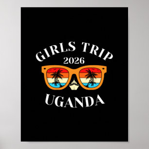 Affiche Voyage Filles 2026 Ouganda Vacances de Printemps 2