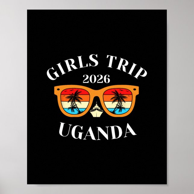 Affiche Voyage Filles 2026 Ouganda Vacances de Printemps 2 (Devant)