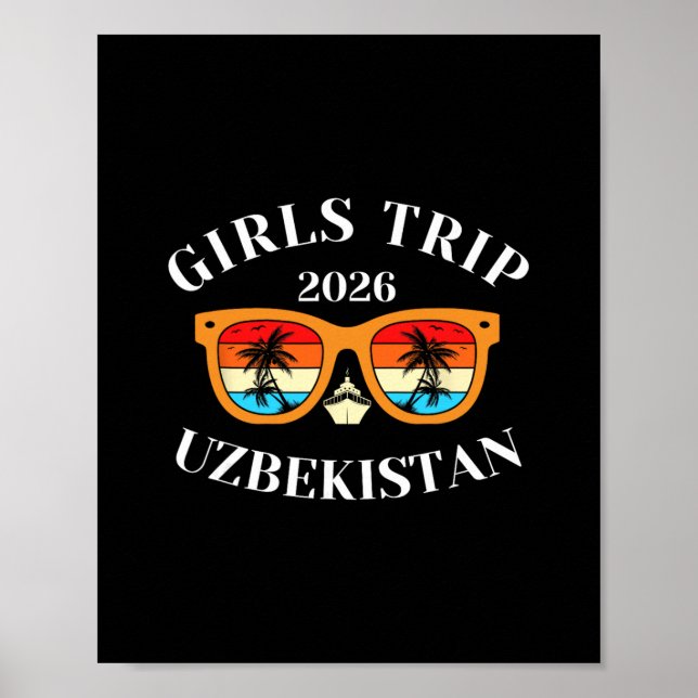 Affiche Voyage Filles 2026 Ouzbékistan Vacances de printem (Devant)