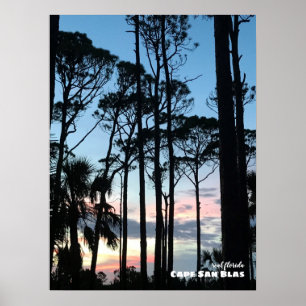 Affiche Voyage   Floride - Cap San Blas Sunset Pines