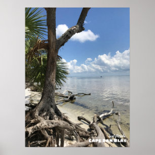 Affiche Voyage Floride - Cape San Blas Beach