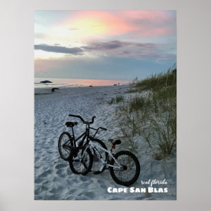 Affiche Voyage   Floride - Cape San Blas Bicycles