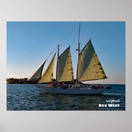 Affiche Voyage | Floride - Key West Sunset Sailboat Cruise