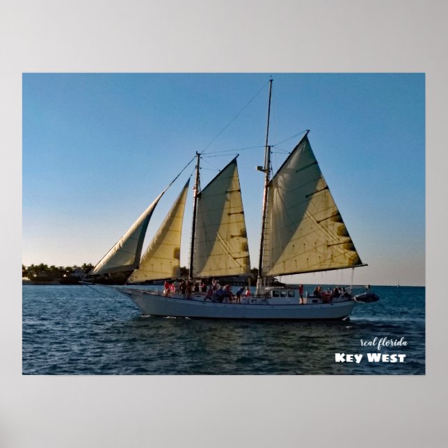 Affiche Voyage | Floride - Key West Sunset Sailboat Cruise (Devant)