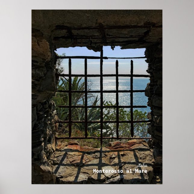 Affiche Voyage | Italie - Monterosso al Mare, Mer Ligure (Devant)