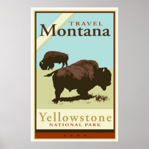 Affiche Voyage Montana