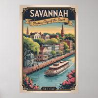 Voyage Rétro à Savannah Géorgie