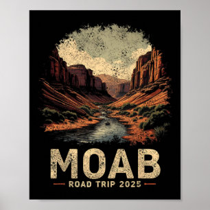 Affiche Voyage routier familial aux arches de Moab 2025 Vi