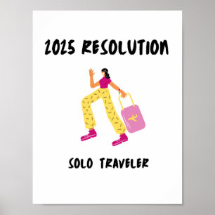 Affiche Voyage soumission 2025 Résolution Solo voyageur Po