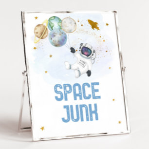 Affiche Voyage spatial Astronaut Space Anniversaire Snack