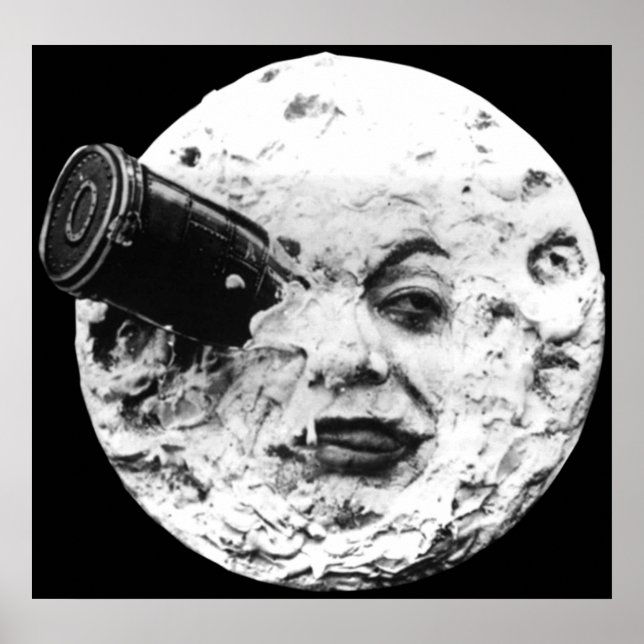 Affiche Voyage sur la Lune Le Voyage dans la Lune - face (Devant)
