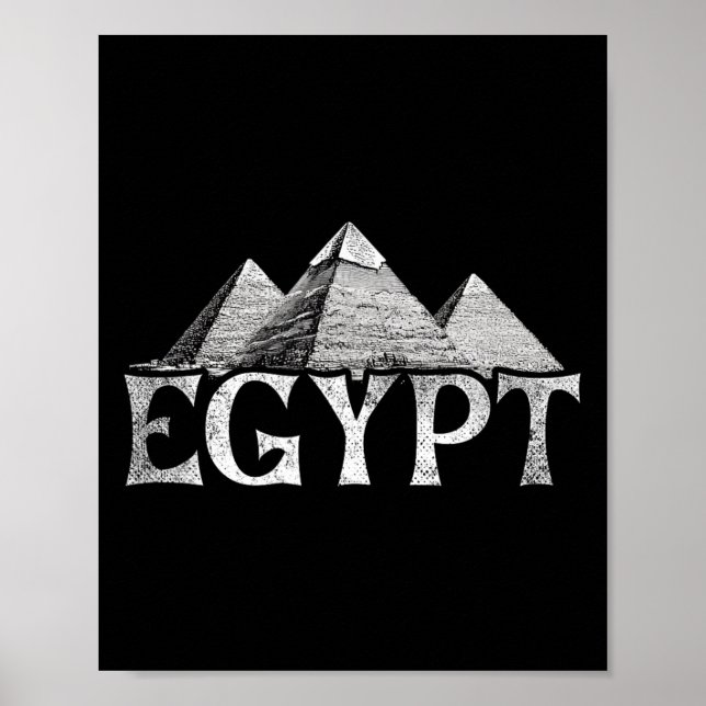 Affiche Voyage vacances Egypte Pyramides  (Devant)