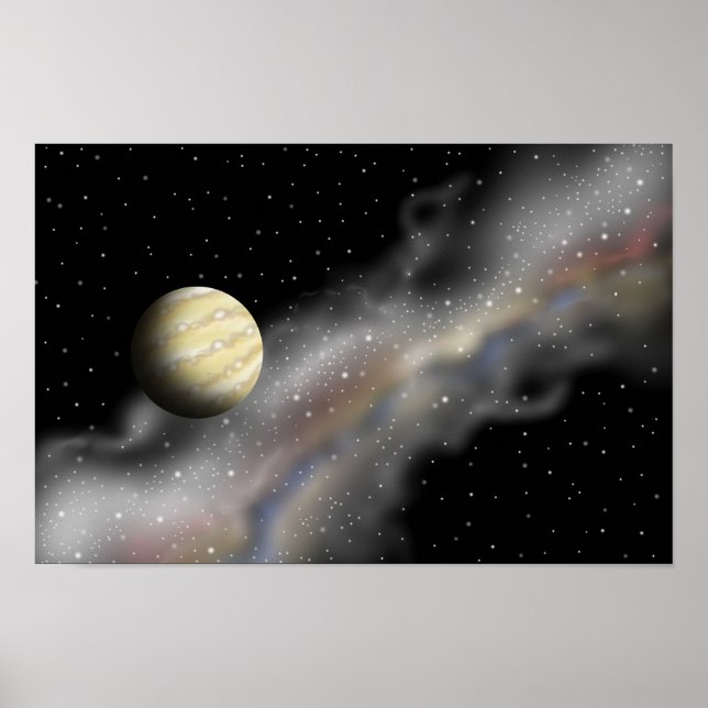Affiche Voyage vers une planète inconnue. (Devant)