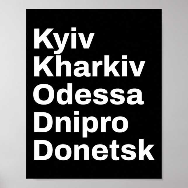 Affiche Voyage Villes et villages d'Ukraine  (Devant)