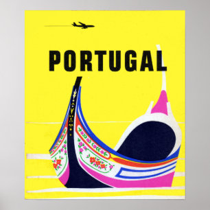 Affiche Voyage vintage Portugal