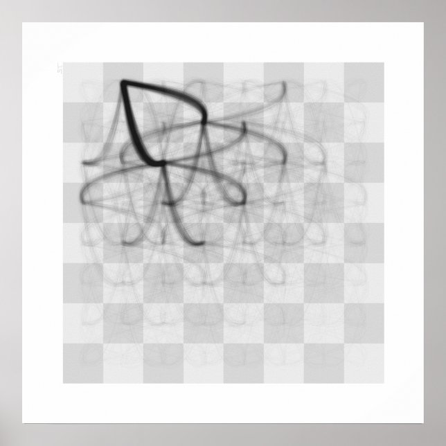 Affiche Voyages de pièces d'échecs (Chevalier de la Reine  (Devant)