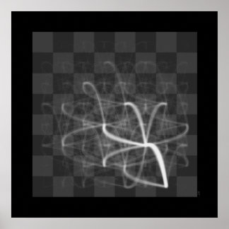 Affiche Voyages de pièces d'échecs (Chevalier du Roi Blanc