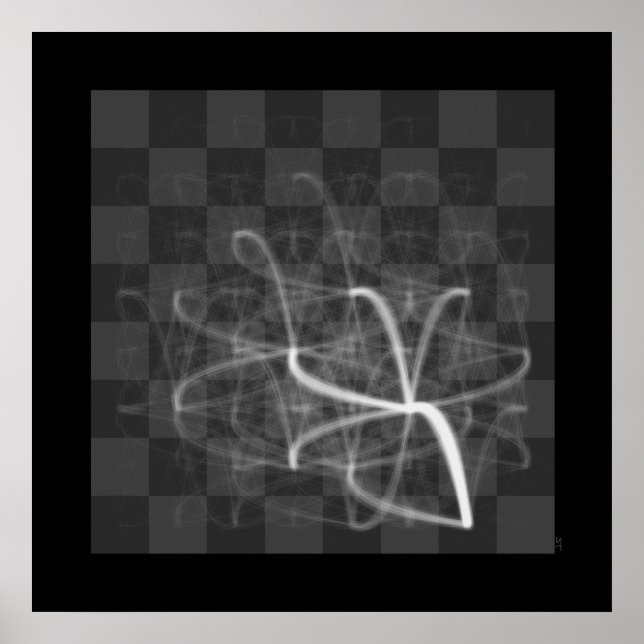 Affiche Voyages de pièces d'échecs (Chevalier du Roi Blanc (Devant)