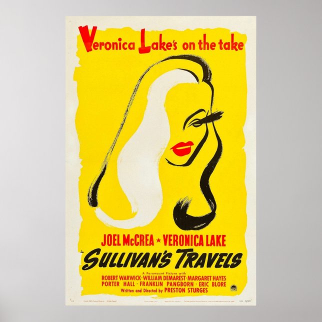 Affiche Voyages de Sullivans (Devant)