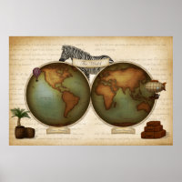 Voyageur du monde néo-victorien Atlas Steampunk