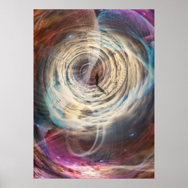 Affiche Voyageur en univers (Devant)