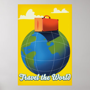 Affiche Voyagez à travers le Monde