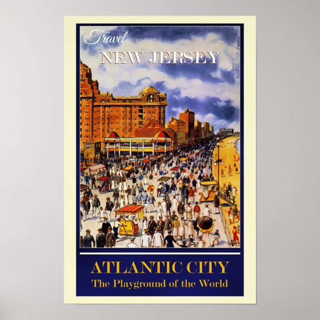 Affiche Voyagez dans le New Jersey (Devant)