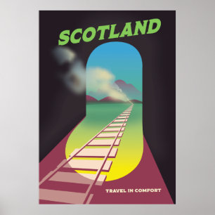 Affiche Voyagez en confort Écosse
