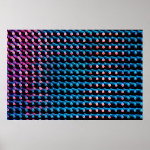 Affiche Voyants lumineux sur le panneau d'affichage. Photo