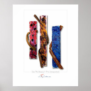 Affiche Voyez la beauté dans l'affiche inattendue