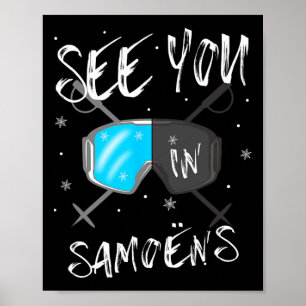 Affiche Voyez-Vous À Samoëns France Vacances De Randonnée 