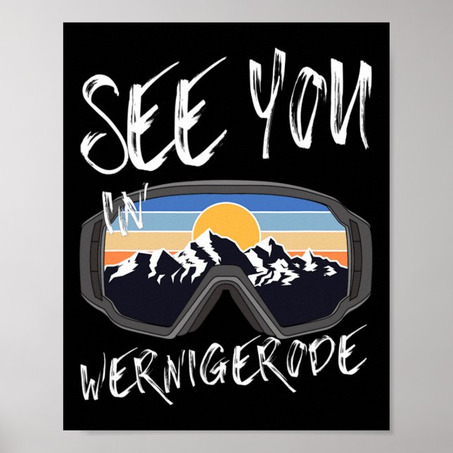 Affiche Voyez-Vous À Wernigerode Allemagne Vacances Ski Go (Devant)