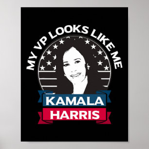 Affiche Vp Semble Me Kamala Harris Première Femme Vice Pr