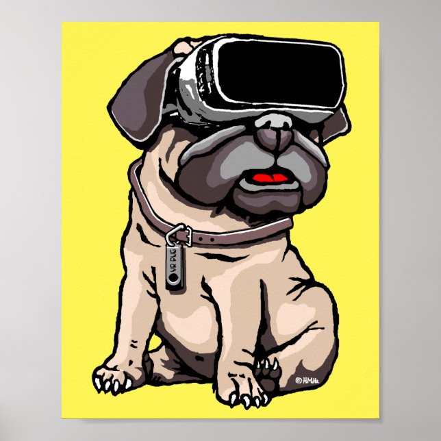 Affiche VR Pug (Devant)