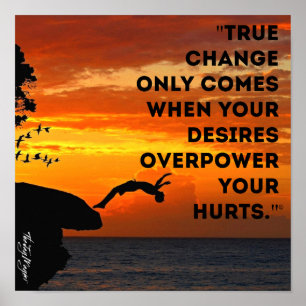 Affiche "Vrai changement"