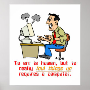 Affiche Vraiment Err est l'ordinateur (1)