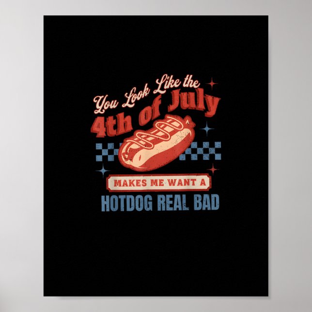 Affiche Vraiment Mauvais - Vous Ressemblez À La 4 juillet (Devant)