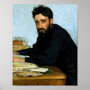Affiche Vsevolod Mikhailovich Garshin - Ilia Repin - 1884