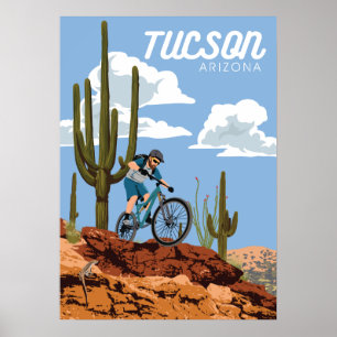 Affiche VTT 28 x 20 pouces - Tucson (Arizona)