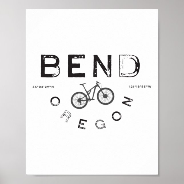 Affiche VTT à Bend Oregon (Devant)