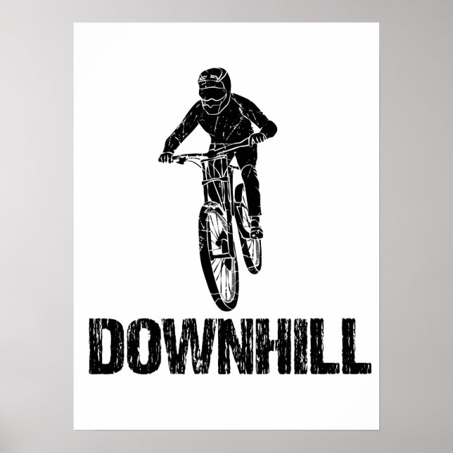 Affiche VTT Downhill (Devant)