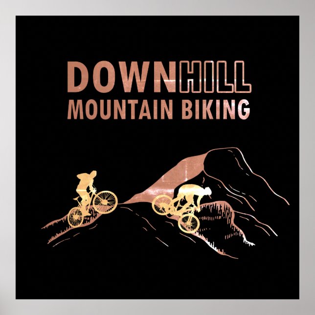 Affiche VTT Downhill (Devant)