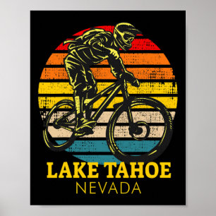 Affiche VTT du lac Tahoe Nevada _1