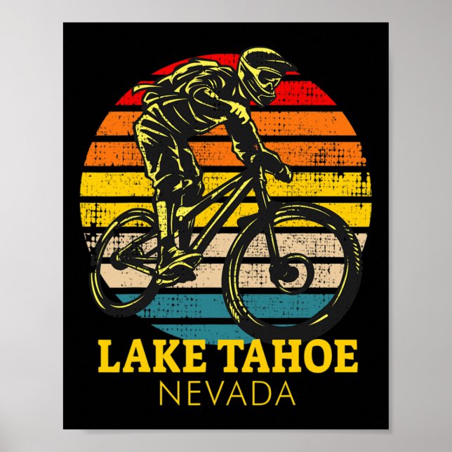 Affiche VTT du lac Tahoe Nevada _1  (Devant)