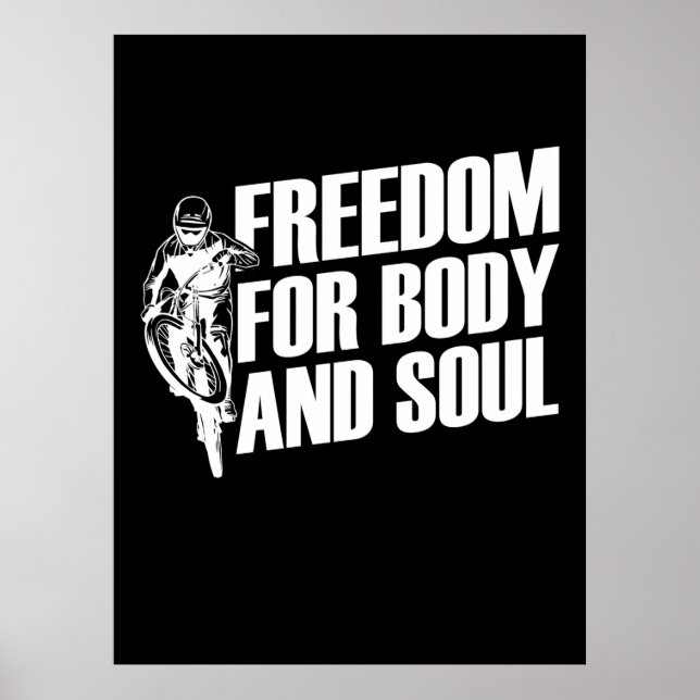 Affiche VTT Liberté Pour Le Corps Et L'Âme (Devant)