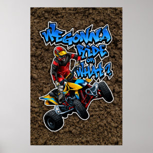 Affiche VTT - On Va Circuler Ou Quoi ?