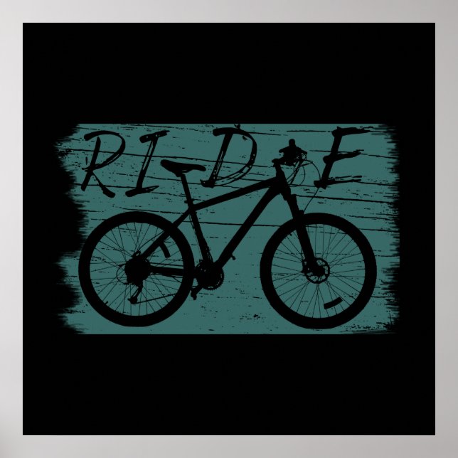 Affiche vtt vintage (Devant)
