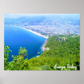 Affiche Vue à Alanya, Turquie